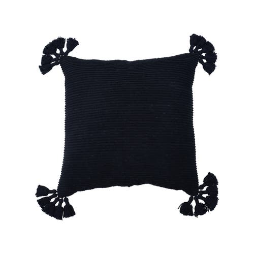 Carol & Frank Newport Decorative Throw Pillow In Black
