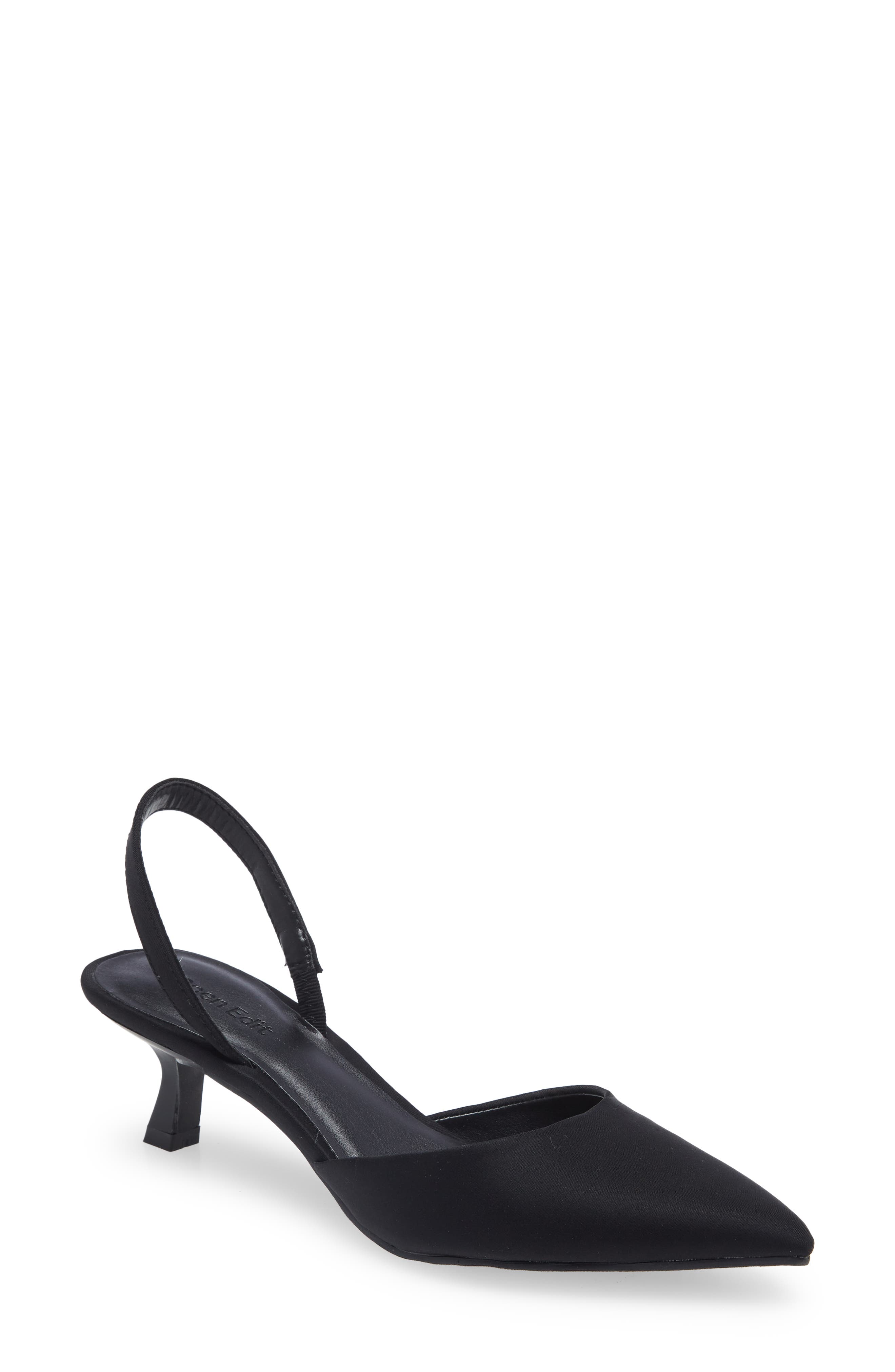 Open Edit Cammie Kitten Heel Slingback Pump, Main, color, 