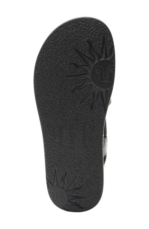 Alegria By Pg Lite Audie Platform Sandal In Black