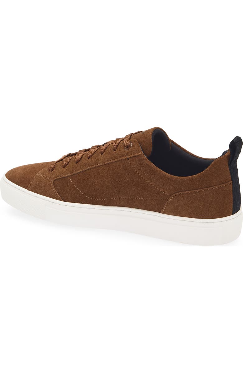 BOSS Morrie Tennis Sneaker, Alternate, color, Medium Brown
