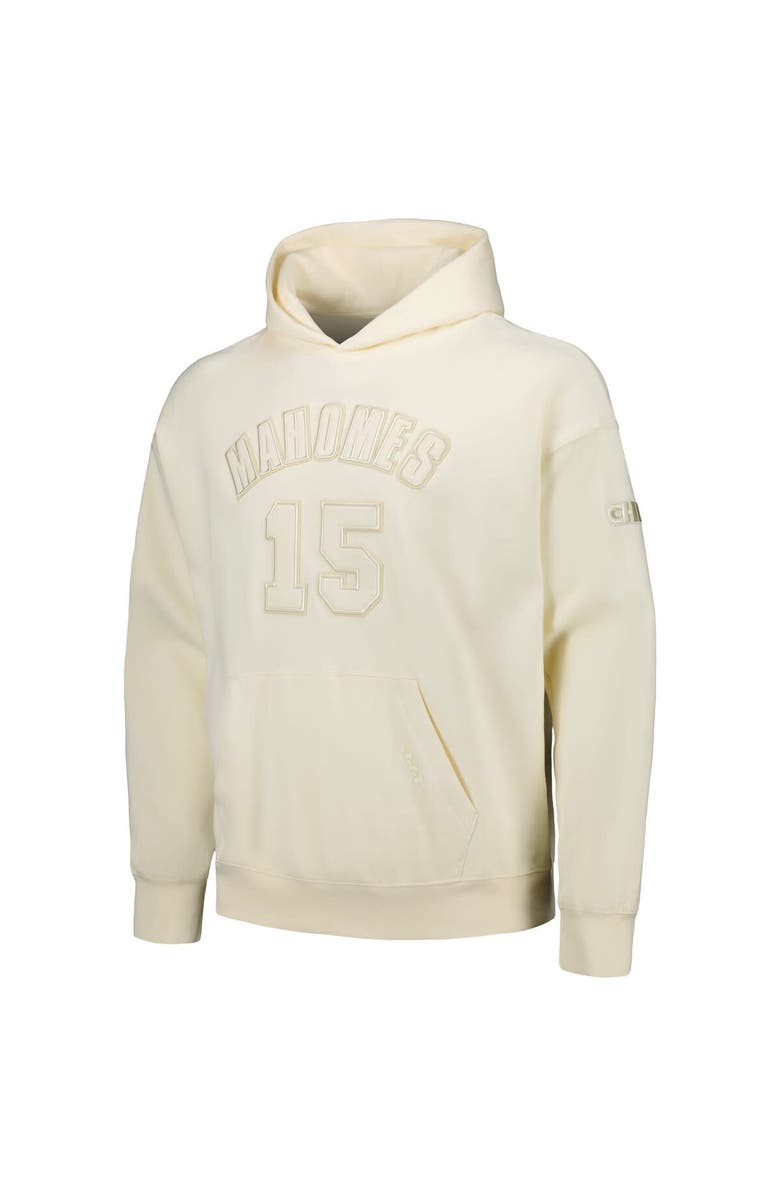 PRO STANDARD Men's Pro Standard Patrick Mahomes Cream Kansas City Chiefs Player Name & Number Pullover Hoodie, Alternate, color,