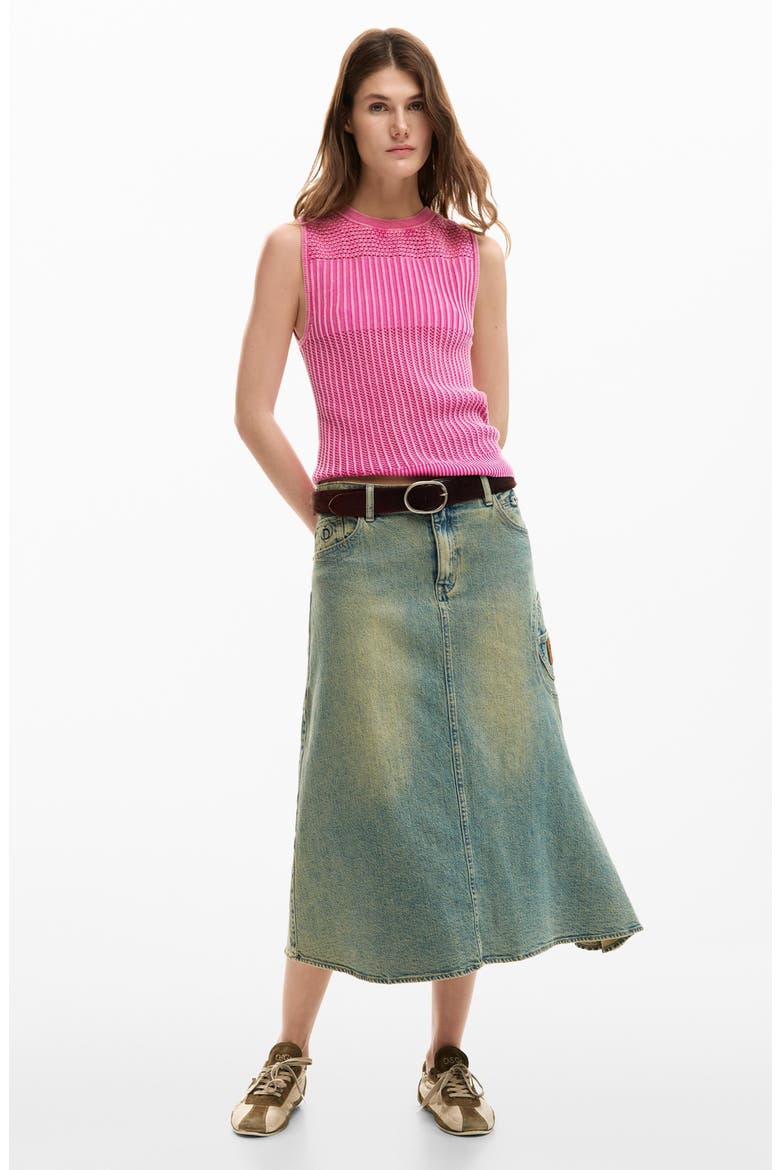 Sleeveless Sweater, Alternate, color, PINK