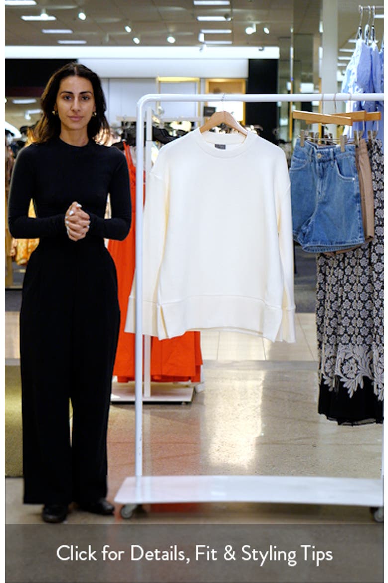 Peaceful Ottoman Rib Sweatshirt video