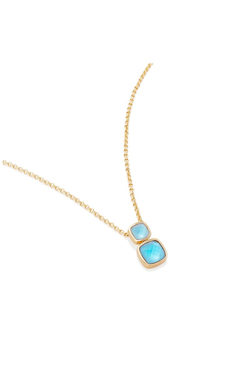 Monterey Pendant Necklace, Alternate, color, IRIDESCENT TURQUOISE/ GOLD