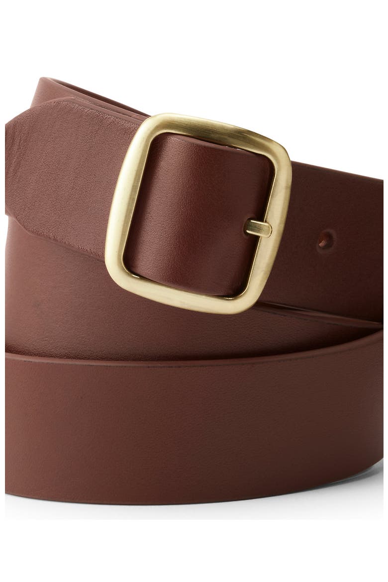 Reversible Denim Belt, Alternate, color, Brown/Cognac