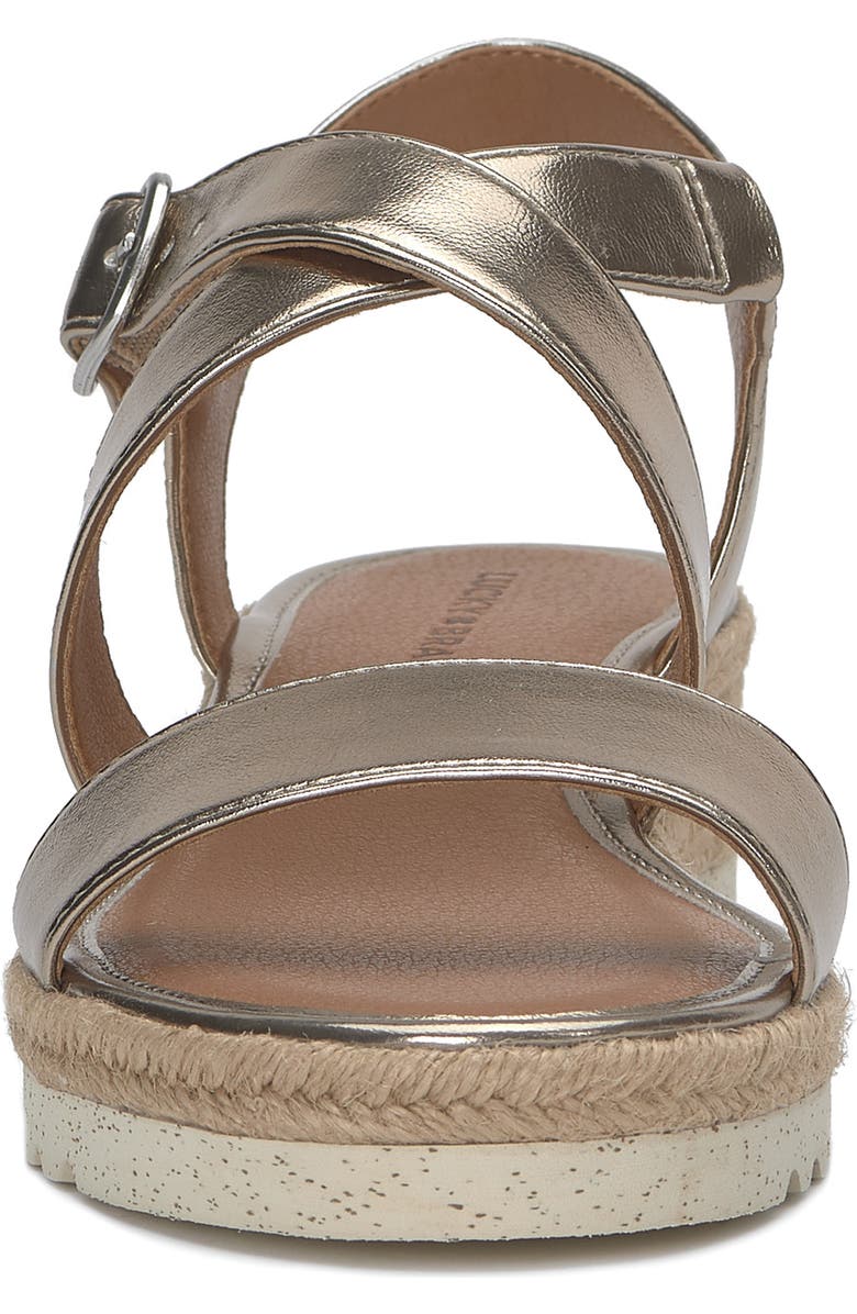 Lucky Brand Trianna Strappy Platform Sandal, Alternate, color, Constellatio