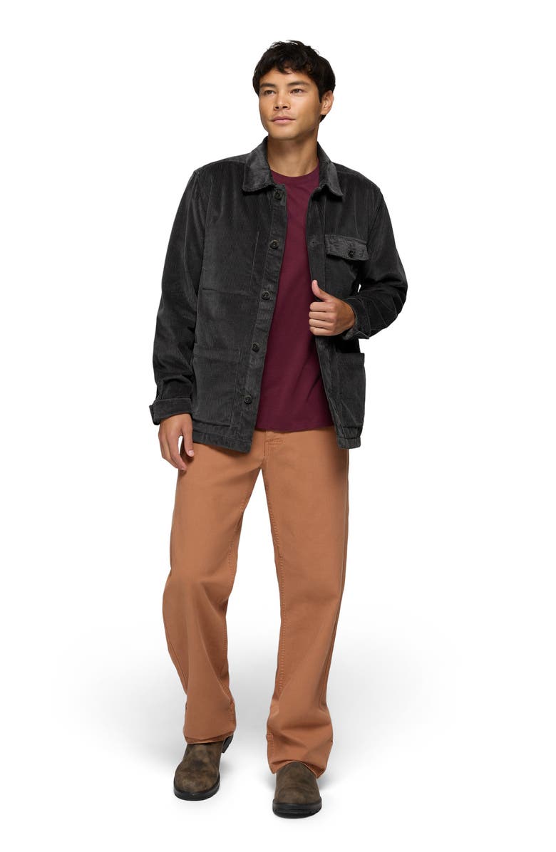 prAna Ridgecrest Organic Cotton Corduroy Chore Coat, Alternate, color, Shadow