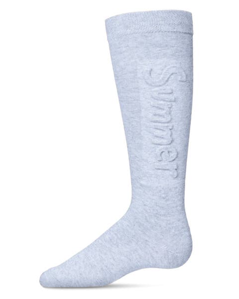 Embossed Summer Knee-High Socks (Little Kid & Big Kid)