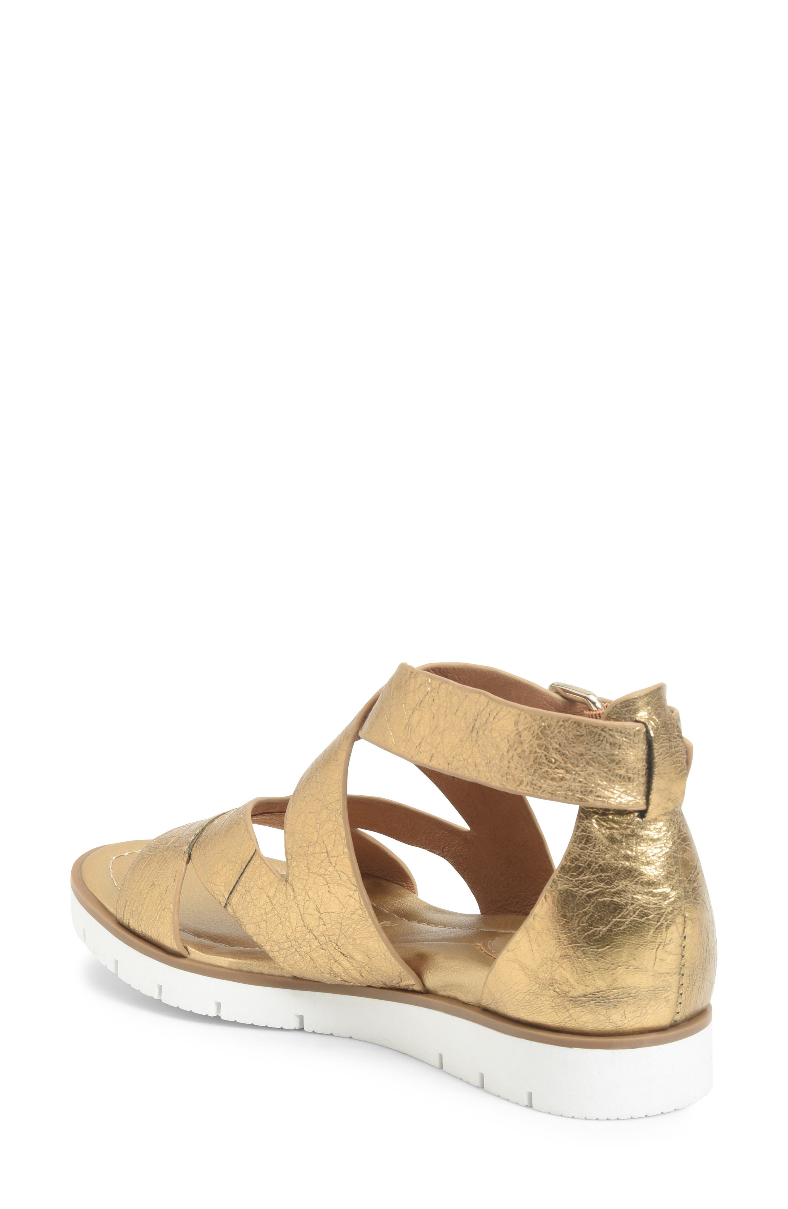 'Mirabelle' Sport Sandal, Alternate, color, OLD GOLD LEATHER