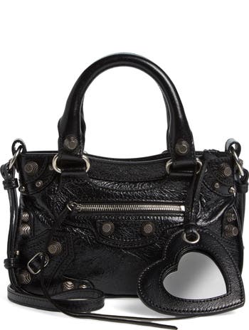 Balenciaga Mini Neo Cagole Metallic Leather Tote | Nordstrom