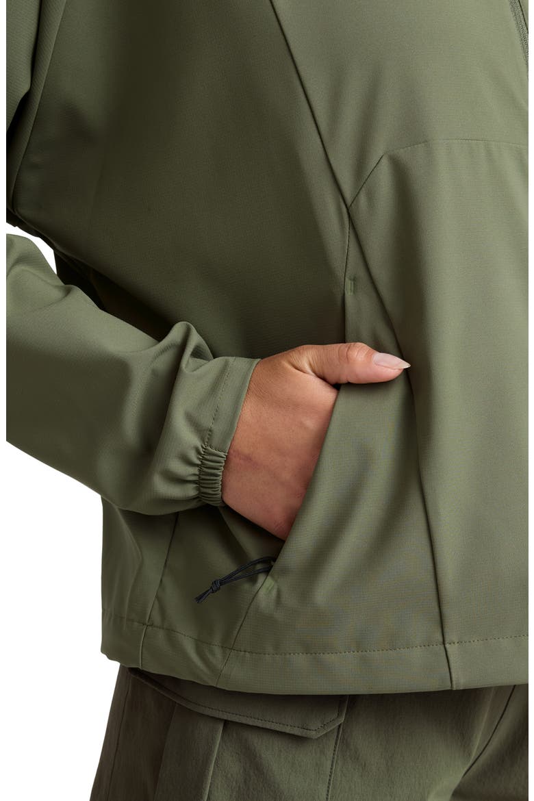 Cross Country Packable Jacket, Alternate, color, OLIVE BRANCH