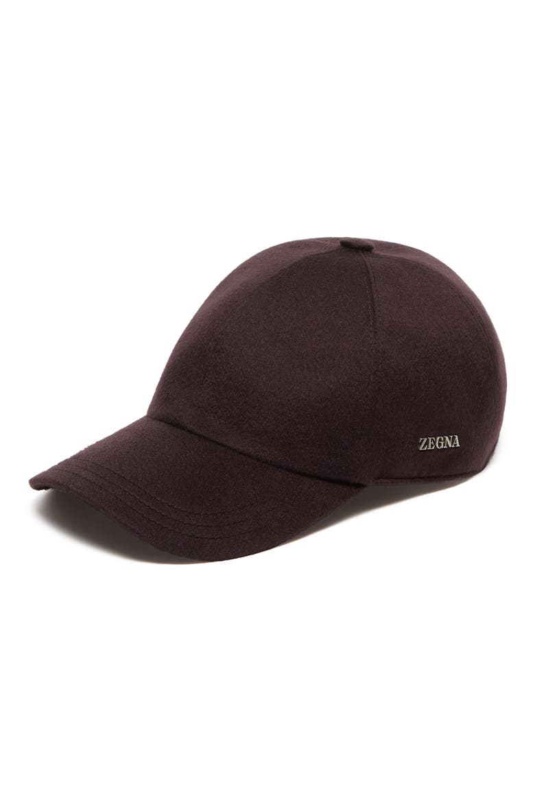 Oasi Cashmere Baseball Cap, Main, color, PLUM