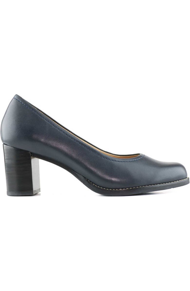 Marc Joseph New York NYC Leather Pump, Alternate, color, Navy Napa