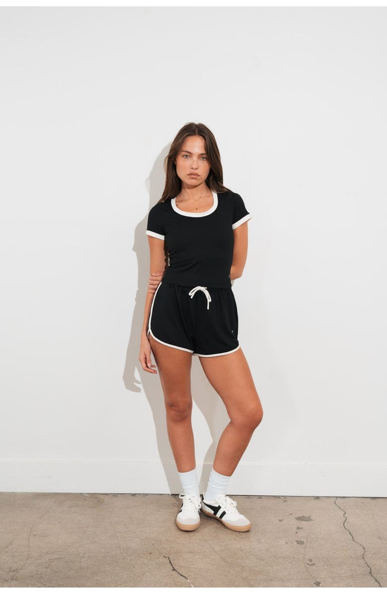 Vitality Motive Scoop Tee, Alternate, color, Midnight Contrast