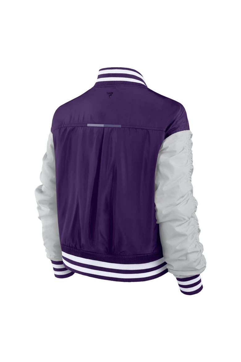 Women's Fanatics  Purple Minnesota Vikings Elements Wave Full-Snap Jacket, Alternate, color, Purple