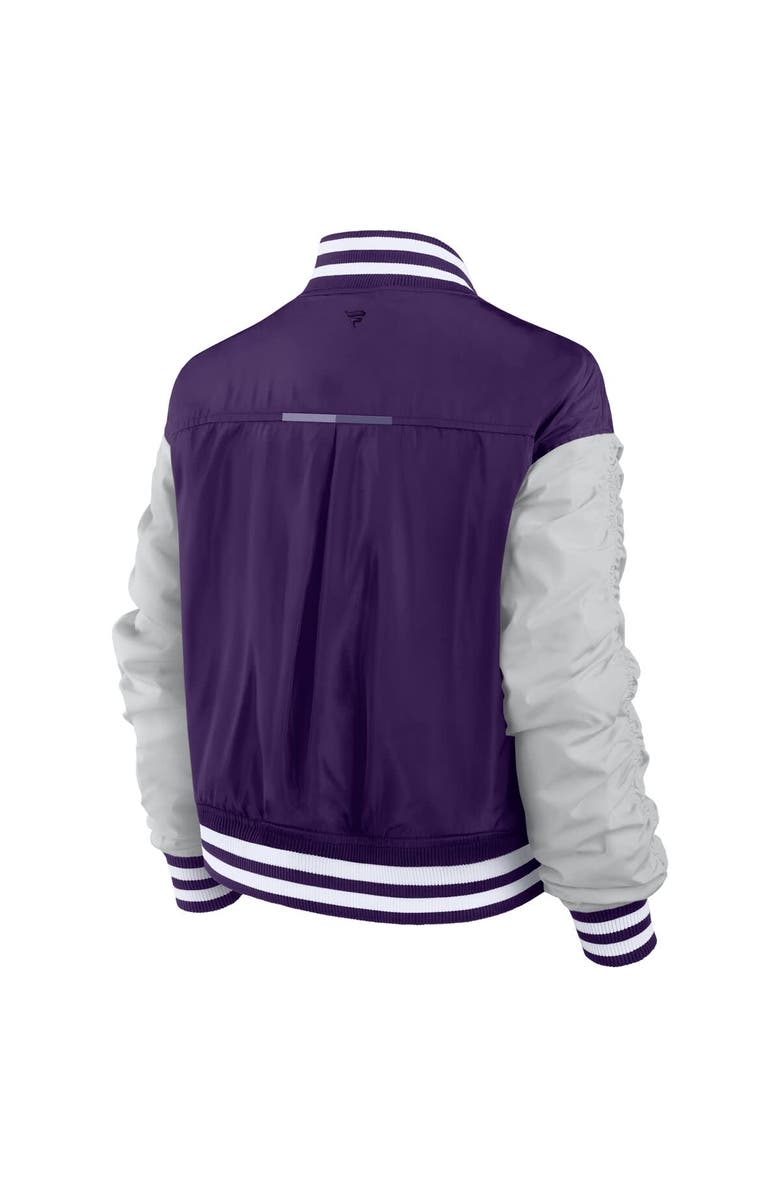 FANATICS Women's Fanatics  Purple Minnesota Vikings Elements Wave Full-Snap Jacket, Alternate, color, Purple