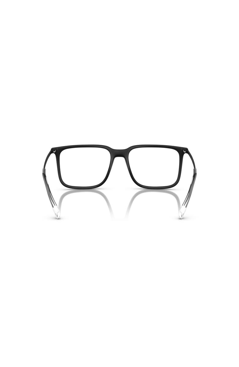 Armani Exchange 55mm Square optical glasses, Alternate, color, Black