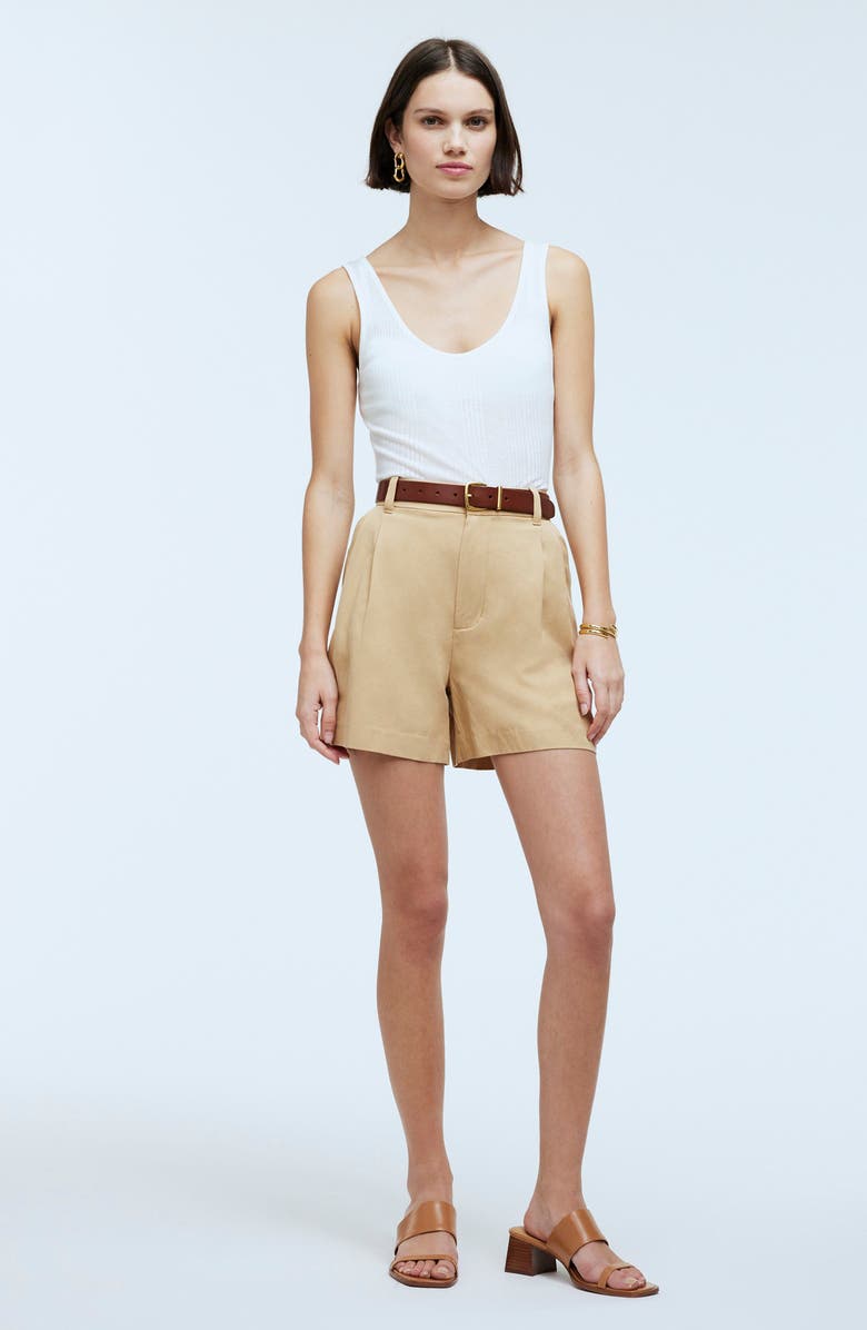 Madewell The Harlow Shorts, Alternate, color, Desert Dune