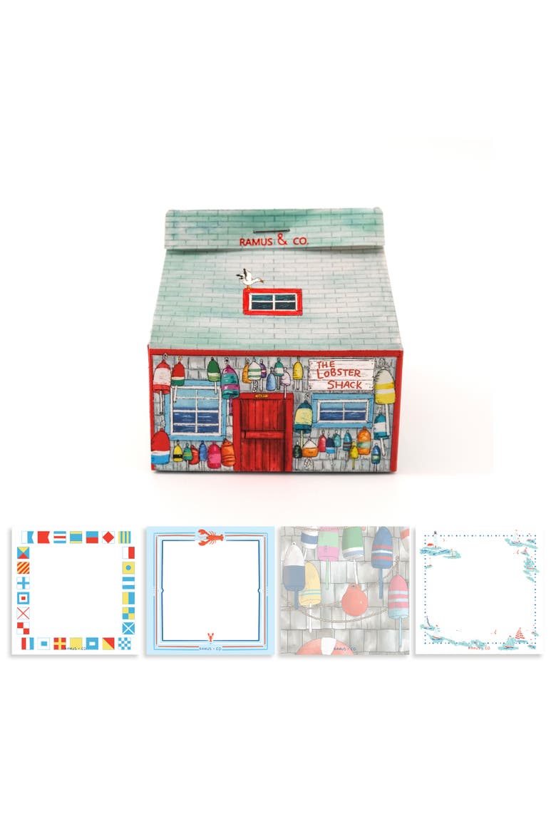 Buoy Shack Note Cartons, Alternate, color, Buoy Shack