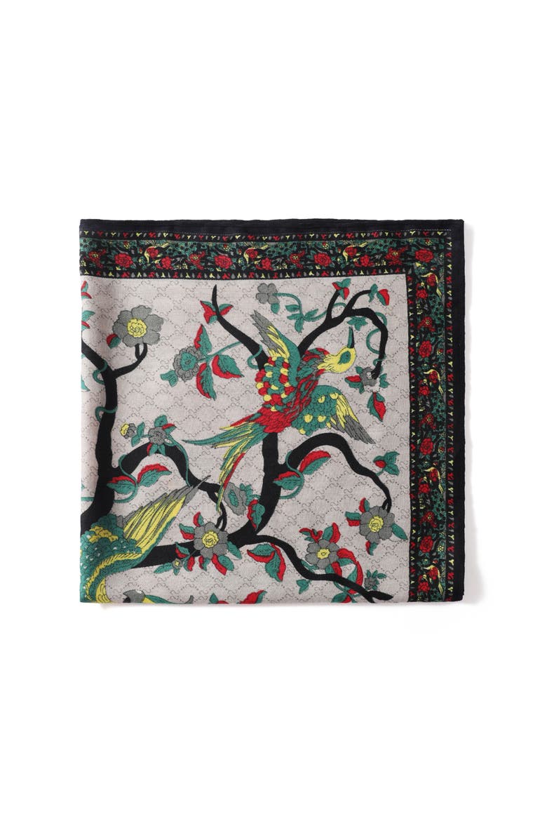 The Lark Scarf, Alternate, color, Black/Green