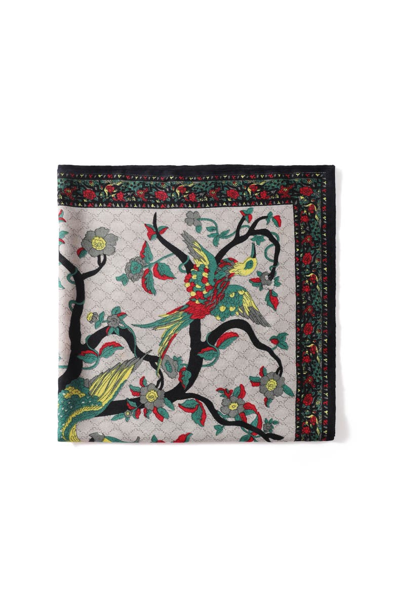 Youzey The Lark Scarf, Alternate, color, Black/Green