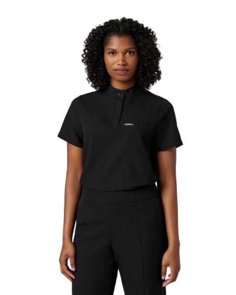 Savi Women's 1-Pocket Classic Banded Collar Scrub Top