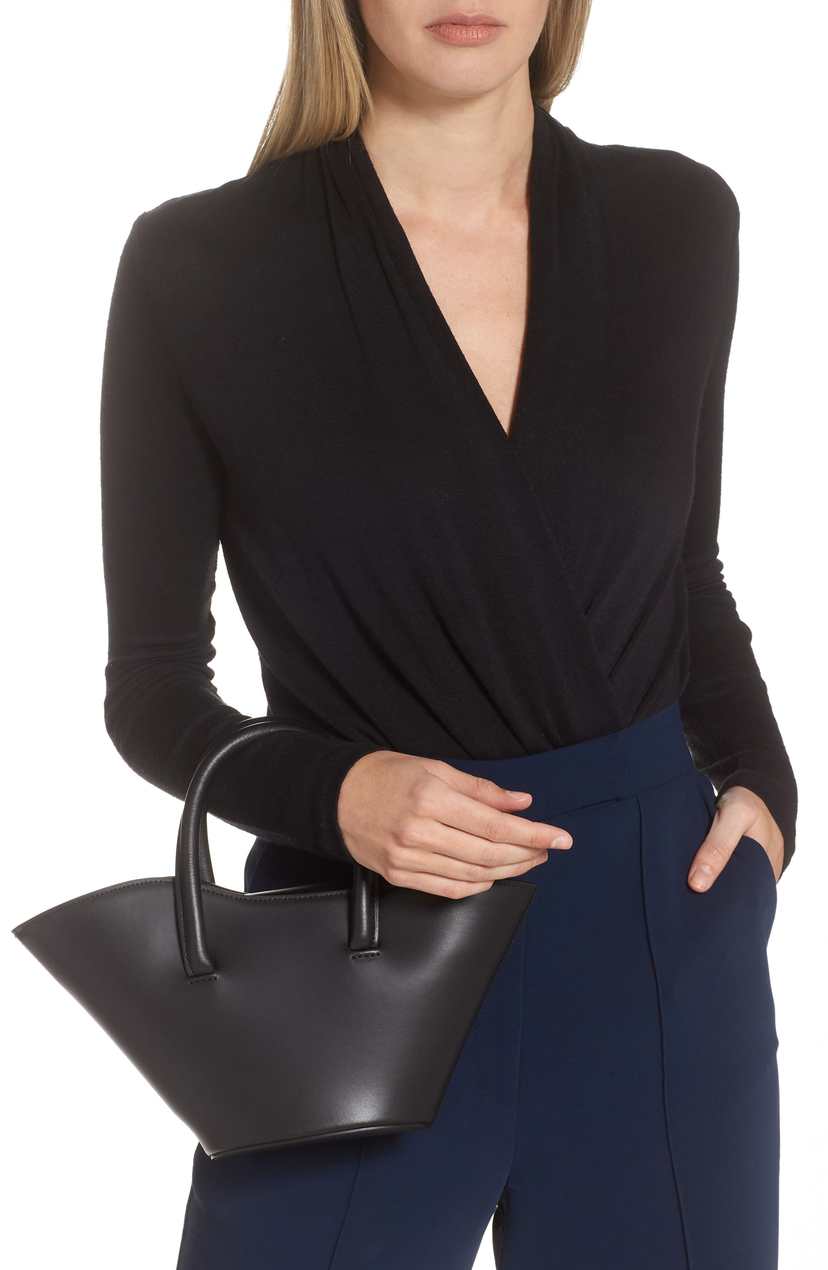 Little Liffner Small Tulip Leather Shoulder Bag, Alternate, color, 