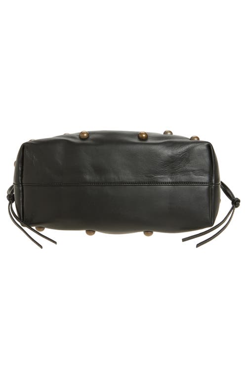 Altuzarra Drawstring Studded Leather Clutch In Multi