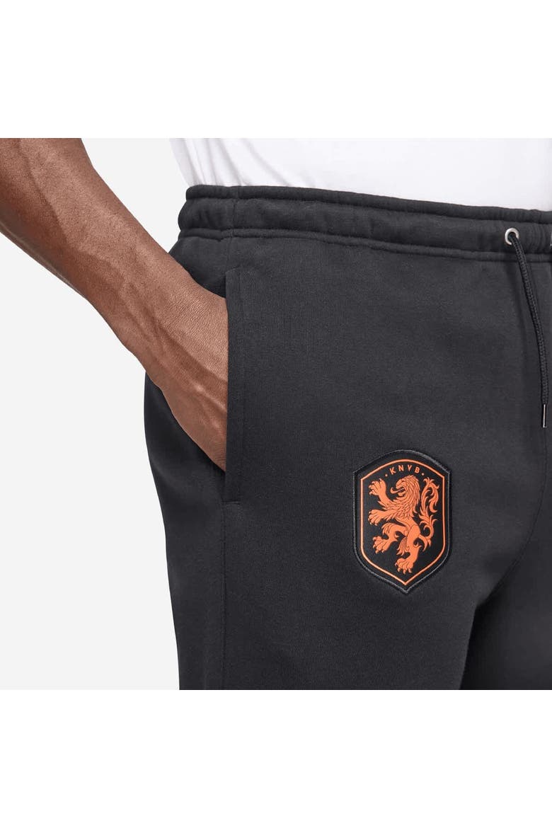 Men's Nike Black Netherlands National Team Club Joggers, Alternate, color, Black