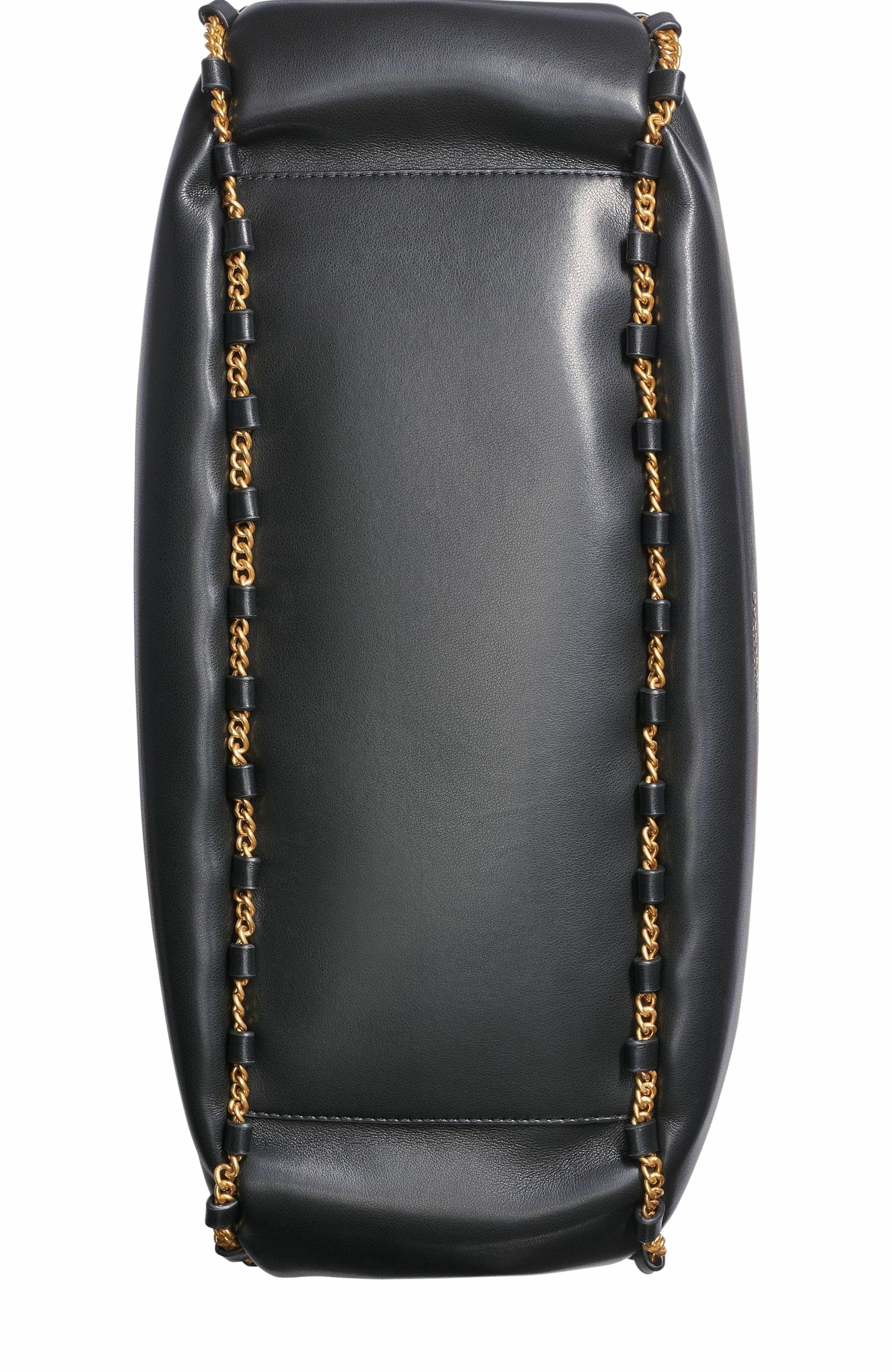 Donna Karan New York Batiste Shoulder Bag, Alternate, color, Black/Gold