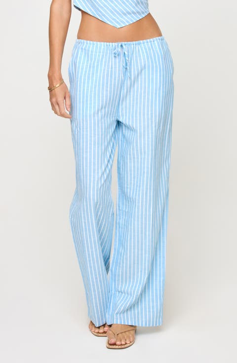 Corey Stripe Cover-Up Pants