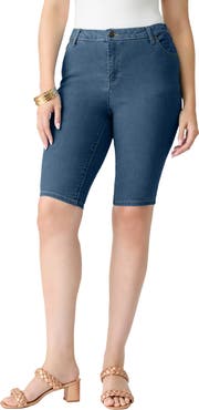Roaman's Plus Size 24/7 Stretch Bermuda Short