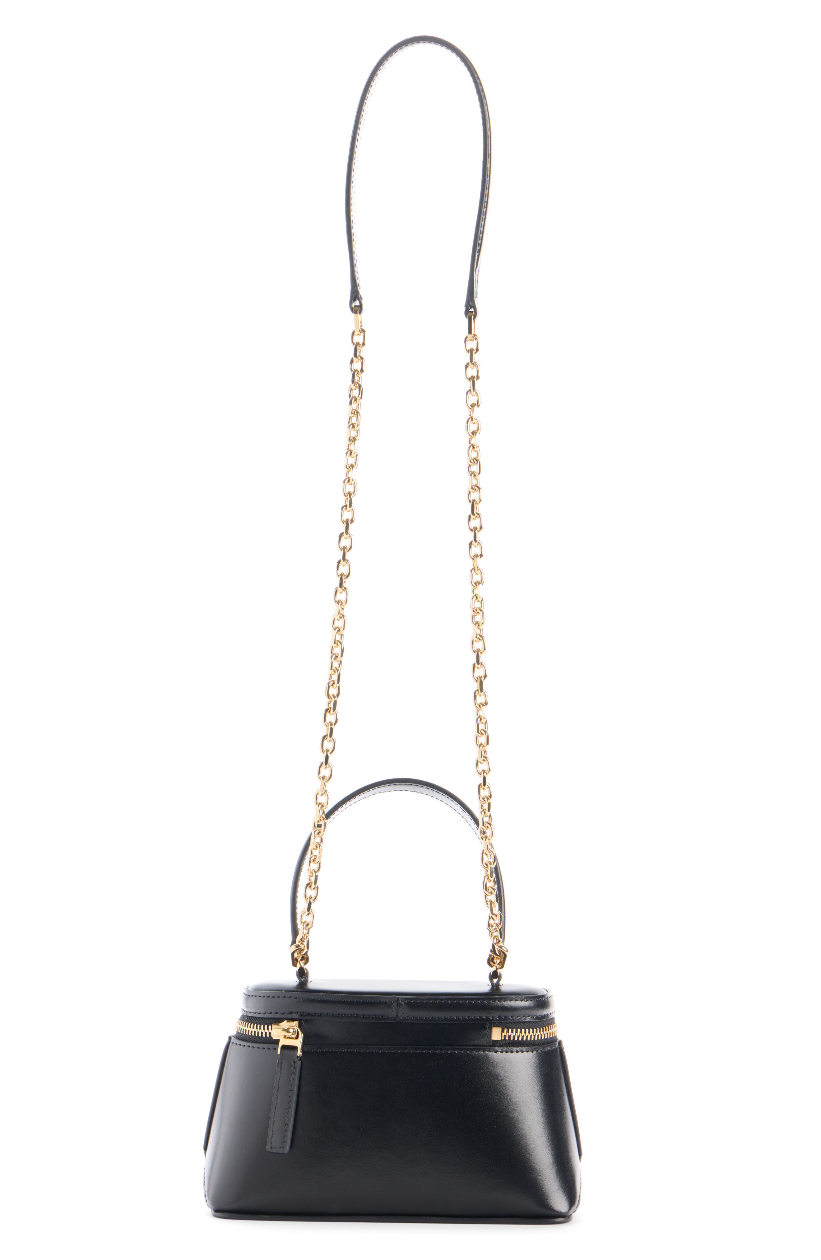 Givenchy Mini Antigona Vanity Leather Handbag, Alternate, color, 001-Black