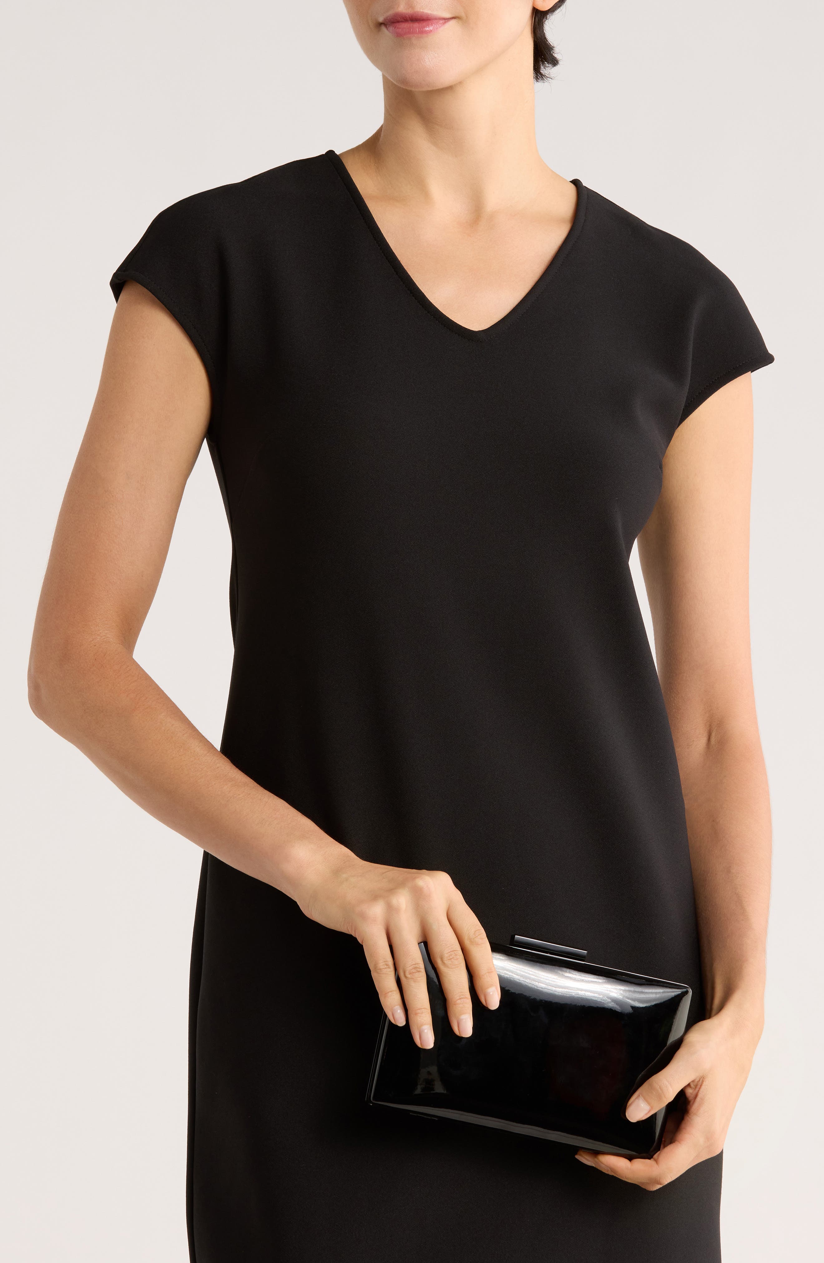 Kurt Geiger London Box Clutch, Alternate, color, Black