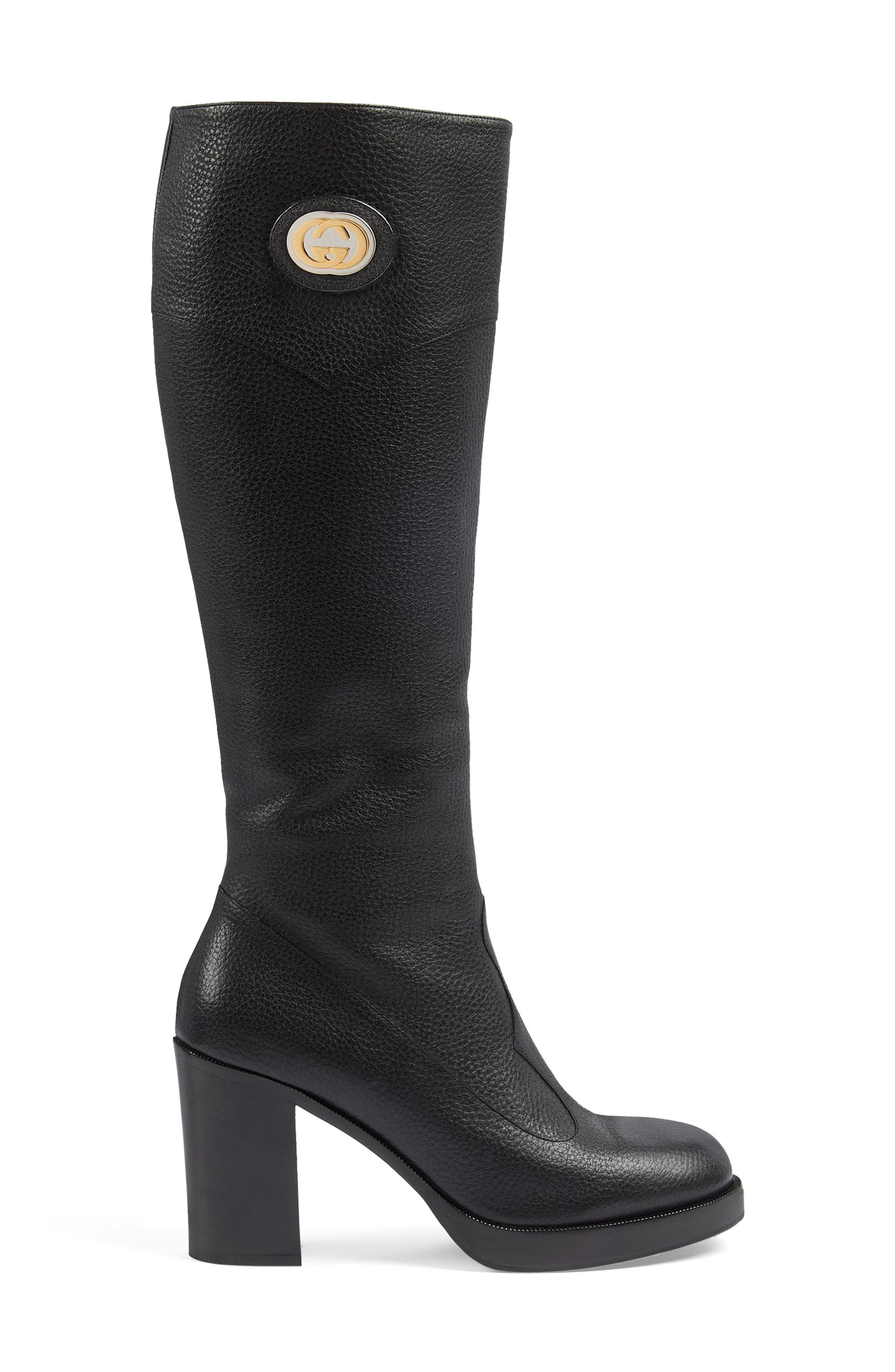 Gucci Rosie Knee High Boot, Alternate, color, 