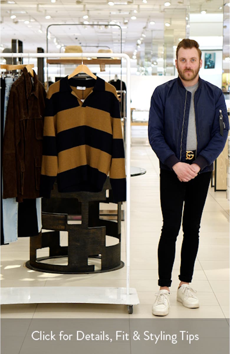 Stripe Polo Sweater, sales video thumbnail