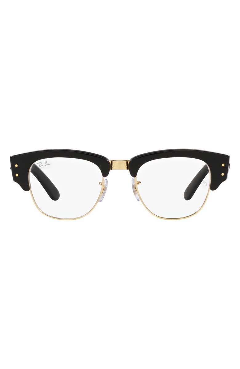 Ray-Ban Mega Clubmaster 53mm Polarized Transition Square Sunglasses, Main, color, 