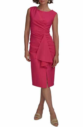 Side Ruched Sleeveless Minidress