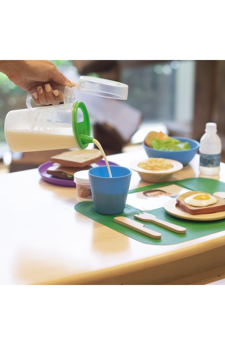 Kaplan Early Learning Company Easy Pour Pitchers - Set of 6, Alternate, color, Clear