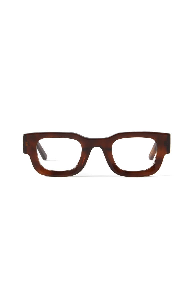 Valentin Blue Light Glasses, Main, color, Brown