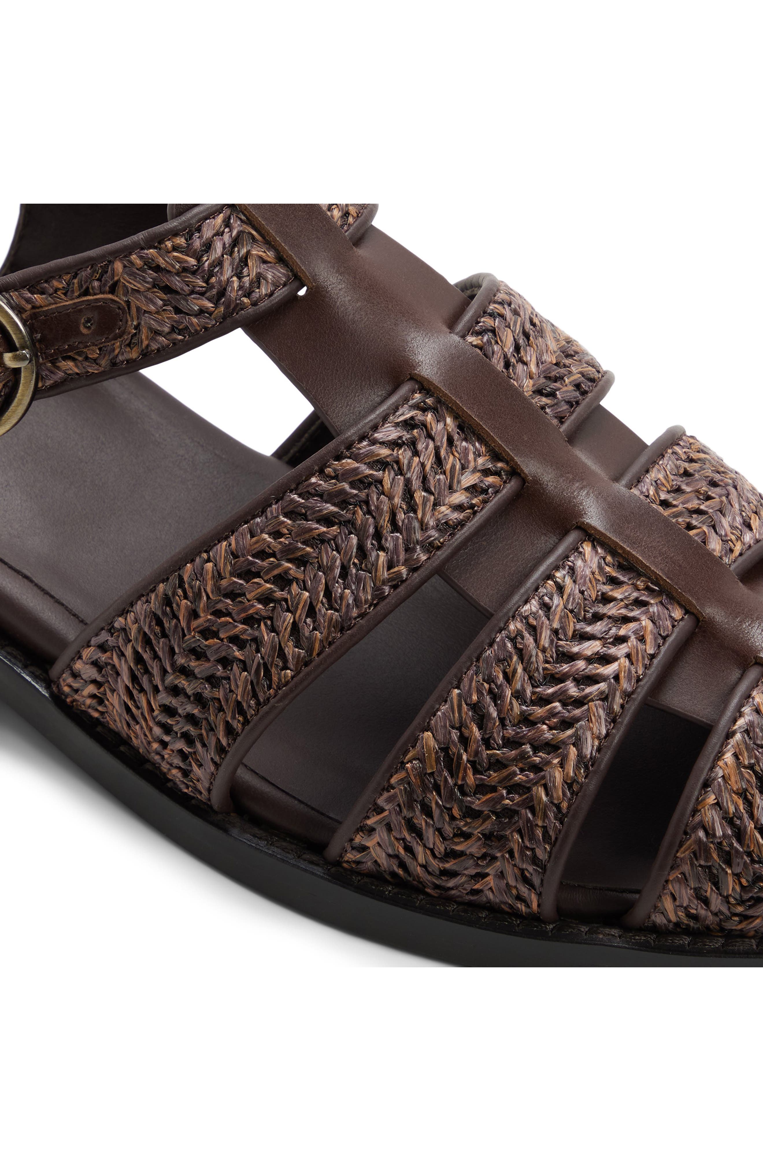 G.H.BASS Fisherman Sandal, Alternate, color, Medium Brown