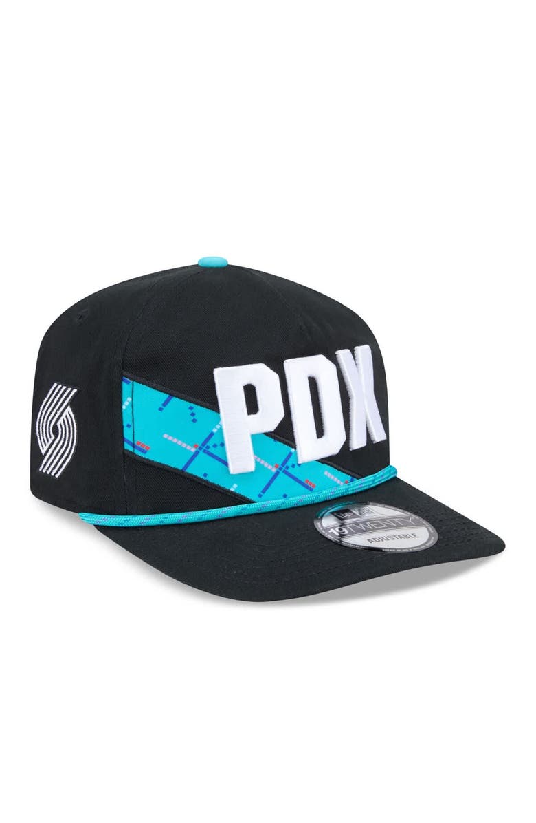 New Era Men's New Era Black Portland Trail Blazers 2025/26 City Edition 19TWENTY Adjustable Hat, Main, color, Black