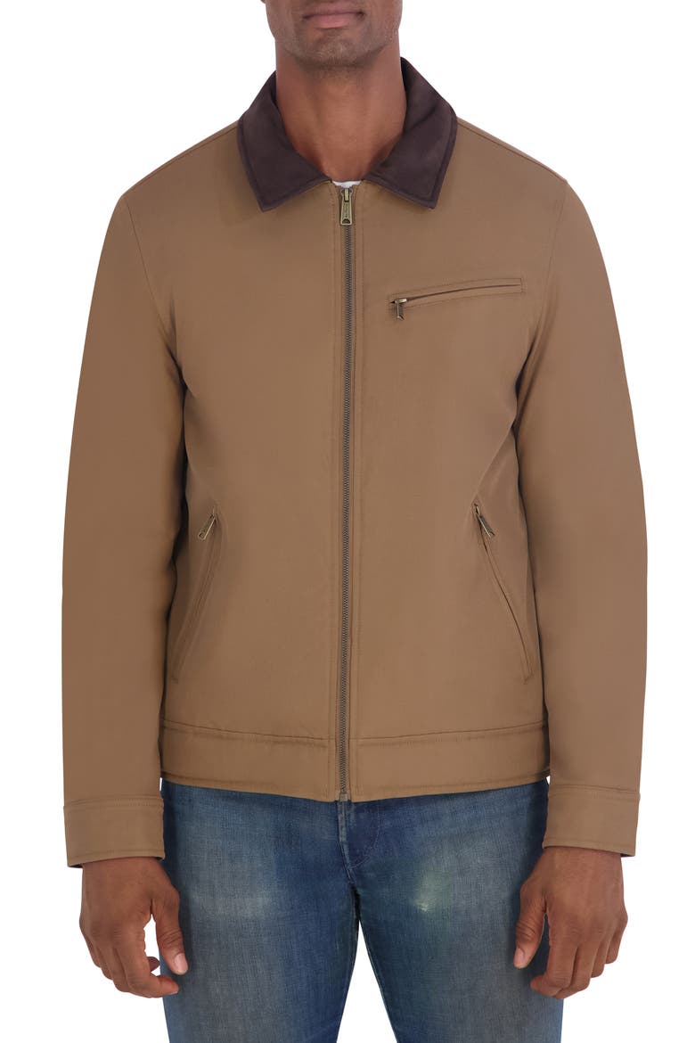 Zip Front Jacket, Main, color, CHIPMUNK