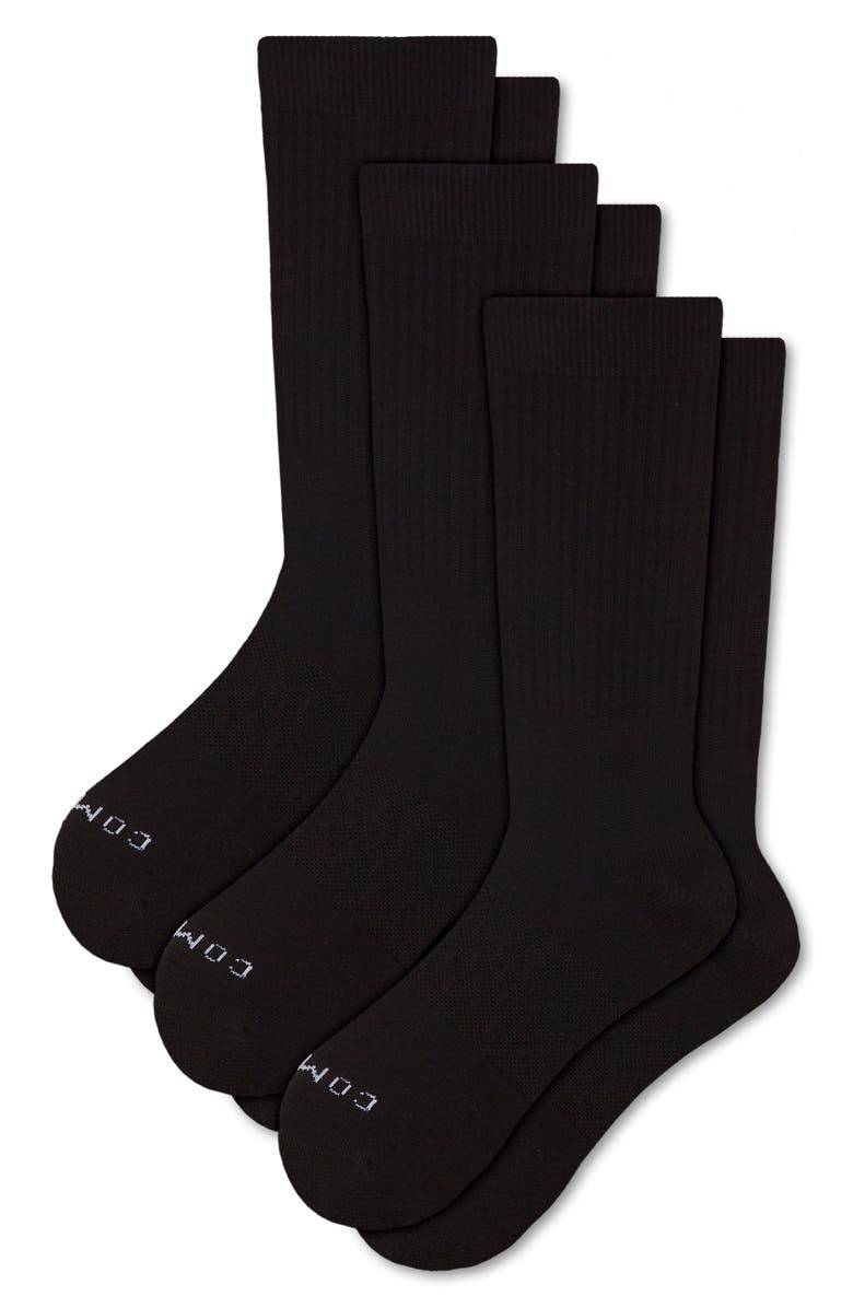 COMRAD 3-Pack Cotton Blend Crew Socks, Main, color, 