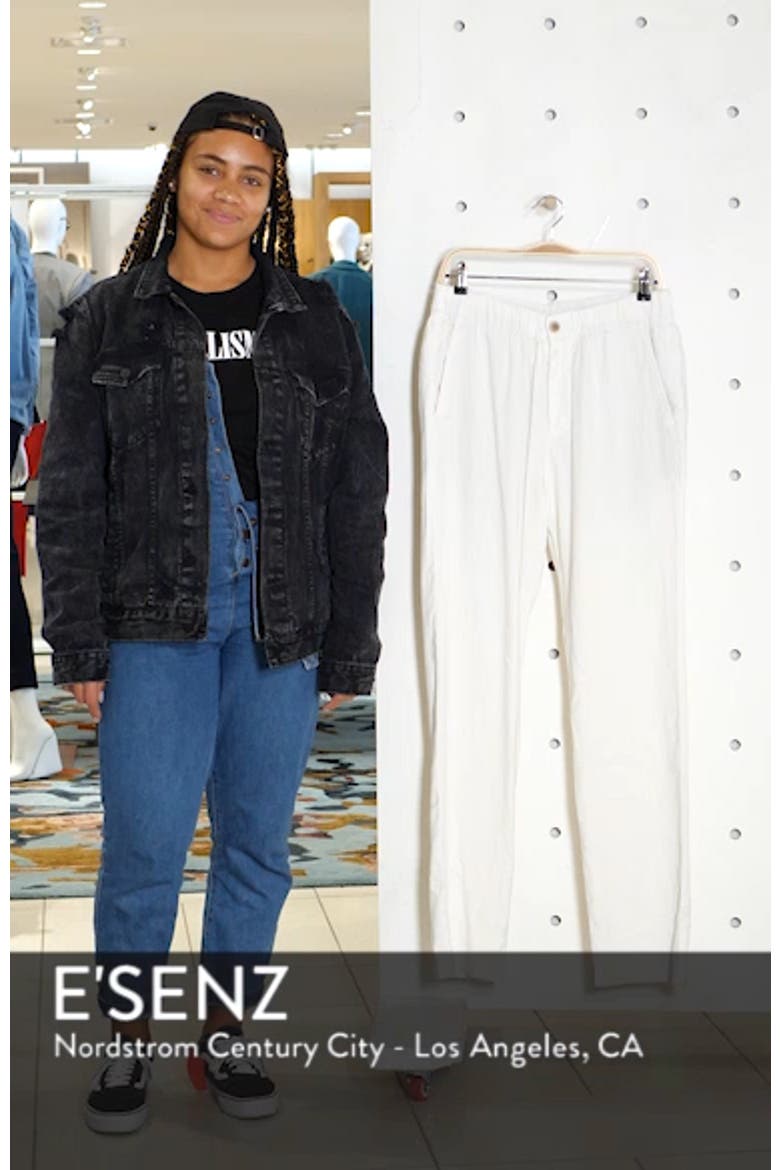 Relaxed Fit Linen Pants video