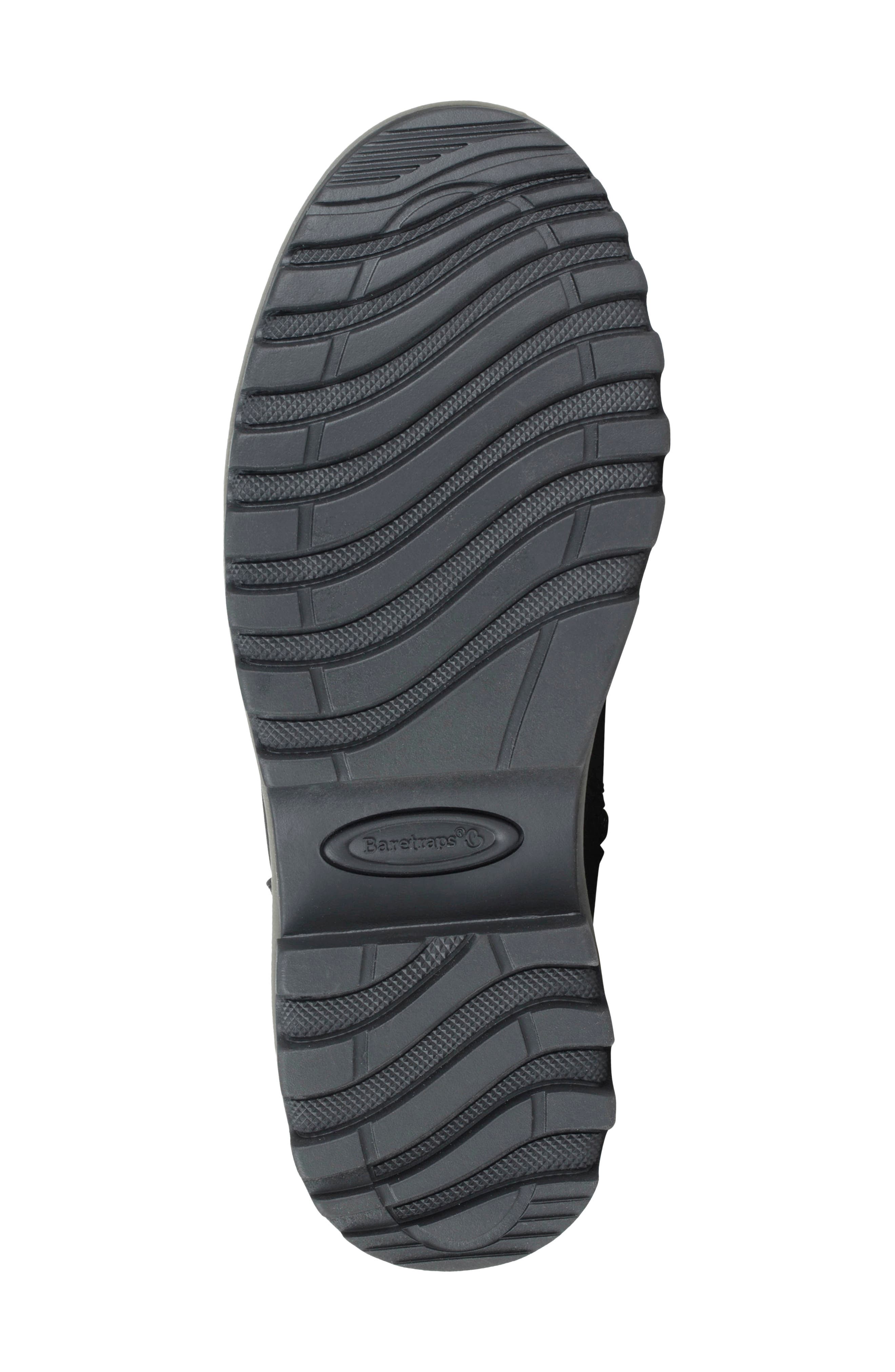 Nalana Leather Cold Weather Boot, Alternate, color, BLACK