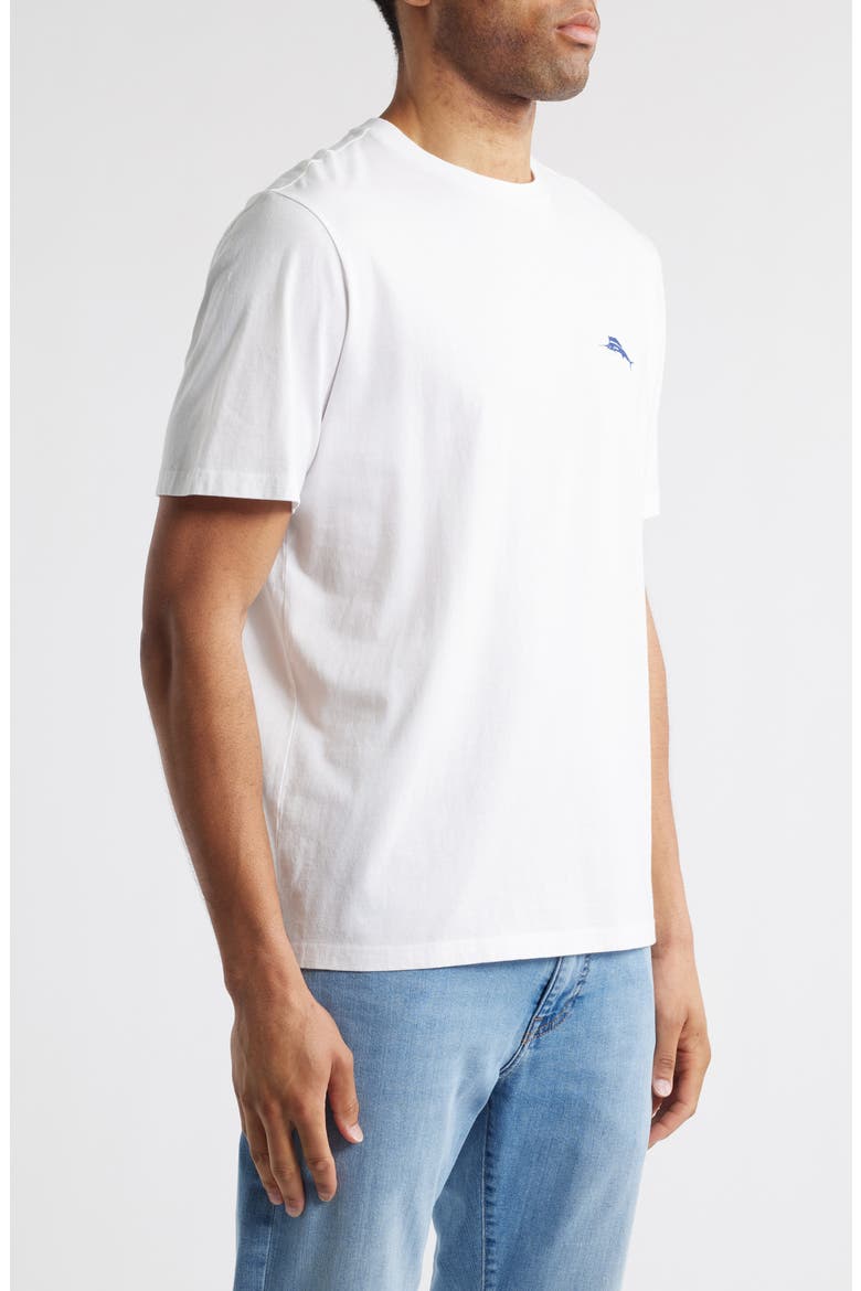 Americana Boardblock Cotton T-Shirt, Alternate, color, WHITE
