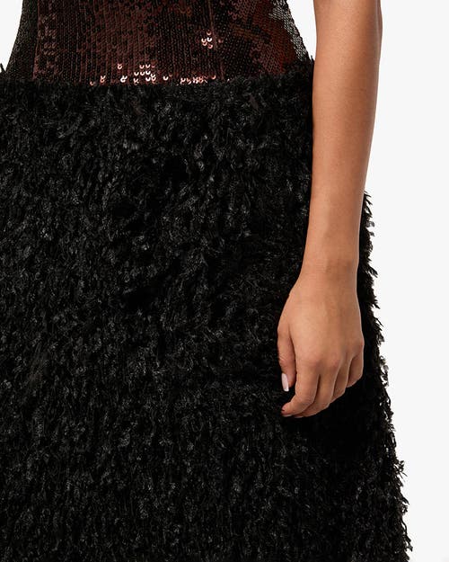 Weworewhat Halter Midi Dress In Chocolate/black