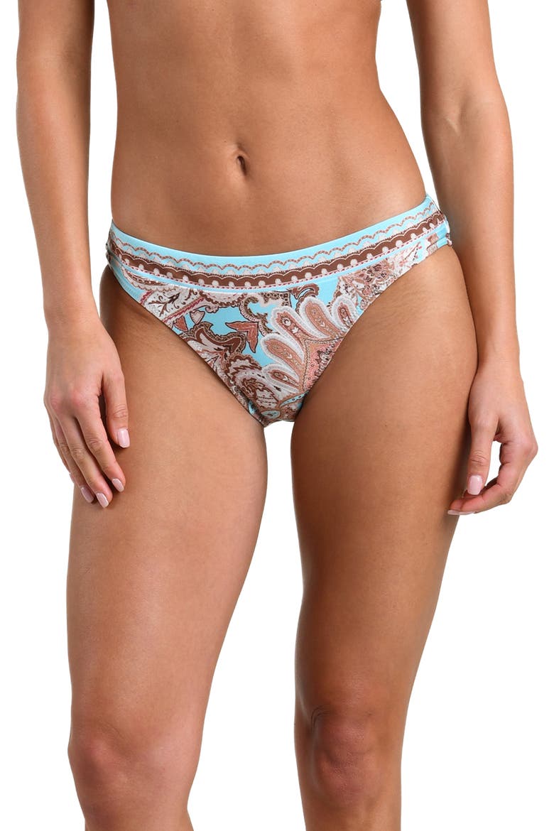 Traditional Paisley Bikini Bottoms, Main, color, BLUE MULTI