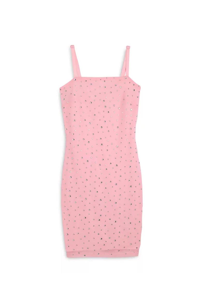 Brooke Rhinestone Mesh Dress, Main, color, Ballet Pink